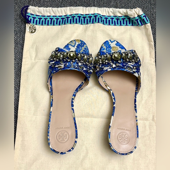 Tory Burch Valentina Bow Slide - Picture 2 of 3